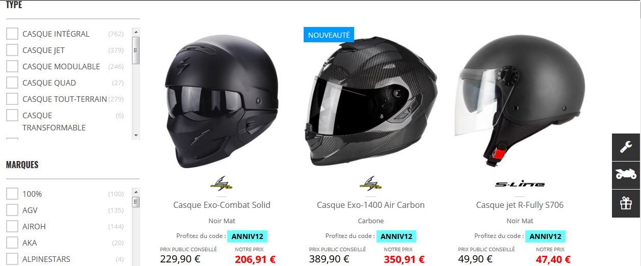 casques dafy moto